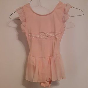 Freestyle By Danskin Pink Leotard/Dress Sz 4/5